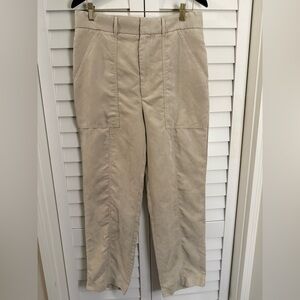 Banana Republic Women’s Vegan Faux Suede High Rise Wide Leg Pants Size 12